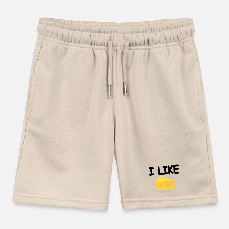 Cheese Kids Organic Sweat Shorts by Stanley/Stella