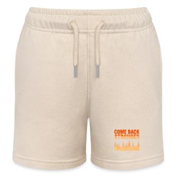 COME BACK STRONGER - Kinder Organic Joggingshorts Mini Bolter von Stanley/Stella - Natur - Vorne