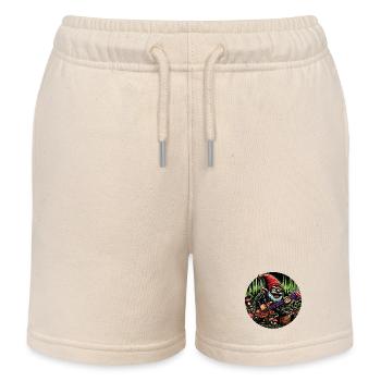 Lutin de roche - Short de jogging enfant bio Stanley/Stella - écru doux - Devant