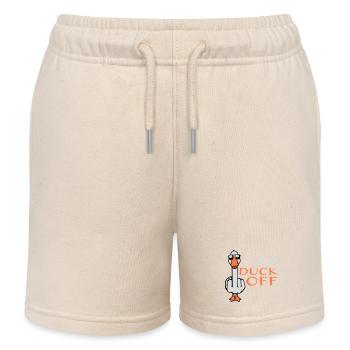 Goose Live Laugh Duck Off Lunettes de soleil Majeur - Short de jogging enfant bio Stanley/Stella - écru doux - Devant