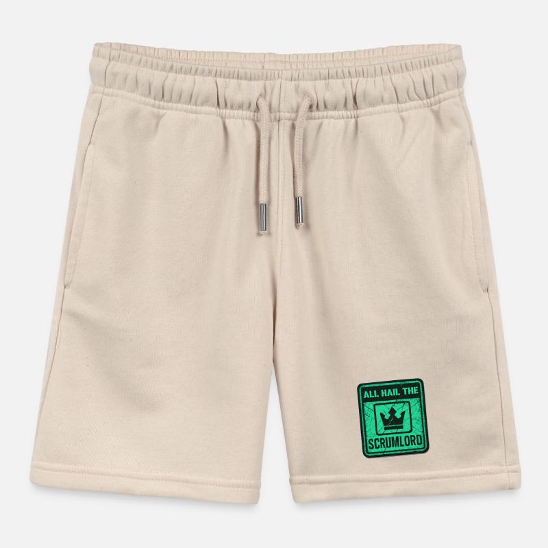 Fun things for Scrum Masters and Agile Coaches Kids Organic Sweat Shorts by Stanley/Stella
