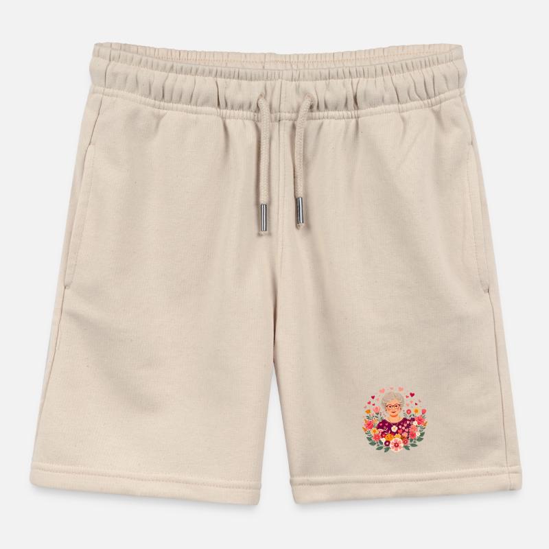 Blumen-Großmutter Kinder Organic Joggingshorts Mini Bolter von Stanley/Stella