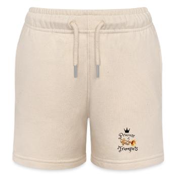 Golden Trumpet Crown - Kids Organic Sweat Shorts by Stanley/Stella - soft Ecru - Front