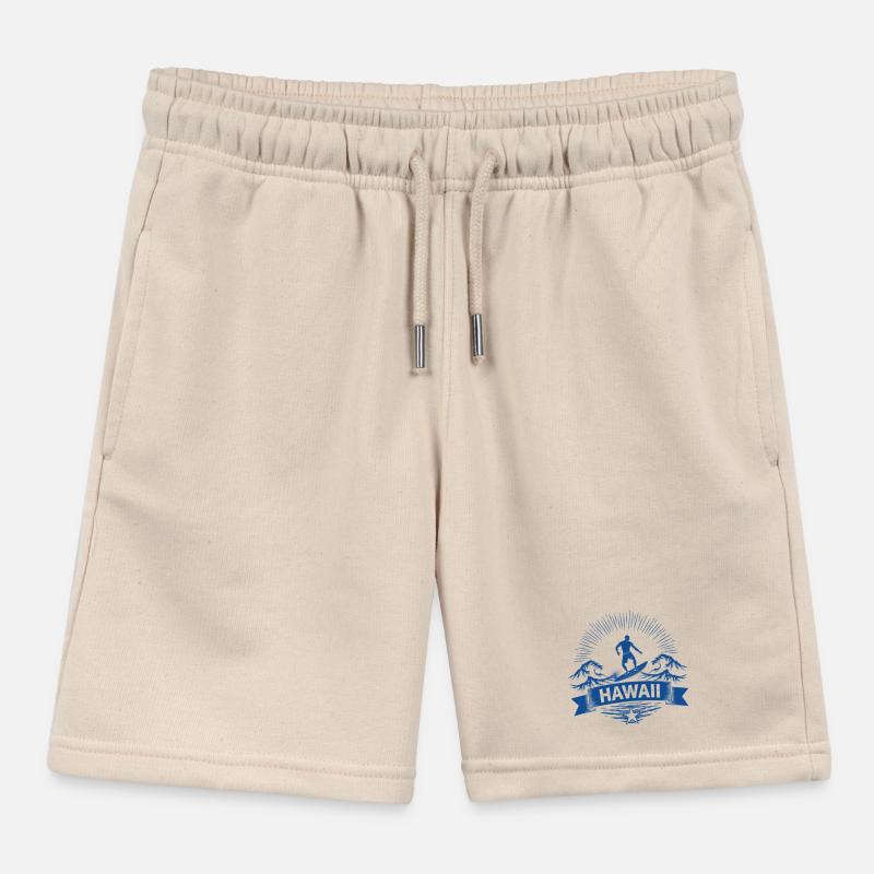 Hawaii Surfer Surfer sur Pacific Wave Short de jogging enfant bio Stanley/Stella