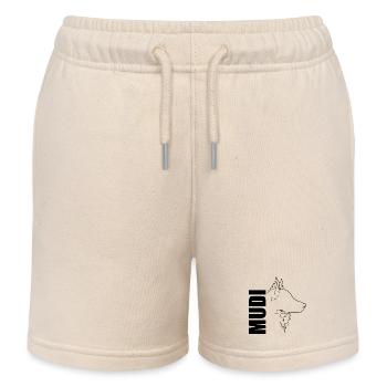 Mudi Profil Hunde Hund Wilsigns - Kinder Organic Joggingshorts Mini Bolter von Stanley/Stella - Natur - Vorne