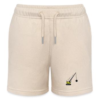 Kran für Abrissbirne - Kinder Organic Joggingshorts Mini Bolter von Stanley/Stella - Natur - Vorne