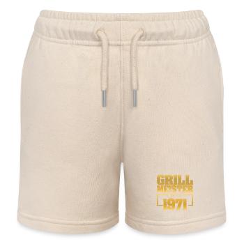 Grillen 1 - Kinder Organic Joggingshorts Mini Bolter von Stanley/Stella - Natur - Vorne