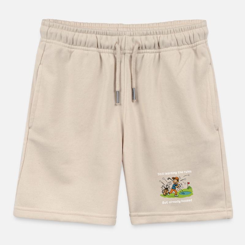 Golf - Style learning Kids Organic Sweat Shorts by Stanley/Stella