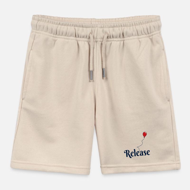 Release Release Balloon Kids Organic Sweat Shorts by Stanley/Stella