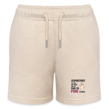 Akupunkteur bezahlt, um Leute zu stupsen, professionell - Kinder Organic Joggingshorts Mini Bolter von Stanley/Stella - Natur - Vorne