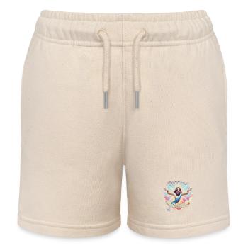 Sweet Jesus - Kids Organic Sweat Shorts by Stanley/Stella - soft Ecru - Front