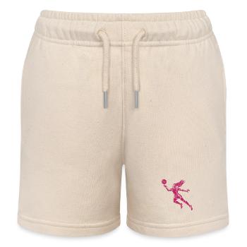 Volleyball player - Kids Organic Sweat Shorts by Stanley/Stella - soft Ecru - Front