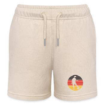 Football Allemagne - Short de jogging enfant bio Stanley/Stella - écru doux - Devant