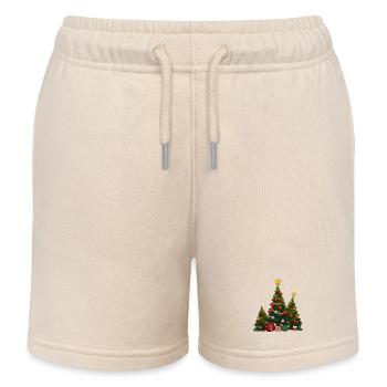 Festliche Tannen mit Geschenken - Kinder Organic Joggingshorts Mini Bolter von Stanley/Stella - Natur - Vorne