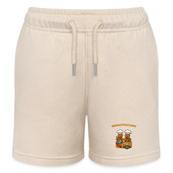 Weihnachtsbäckerei Lebkuchenmann Cartoon - Kinder Organic Joggingshorts Mini Bolter von Stanley/Stella - Natur - Vorne
