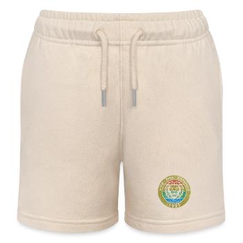 35. Geburtstag Wild, free & untamed since 01/1991 - Kinder Organic Joggingshorts Mini Bolter von Stanley/Stella - Natur - Vorne