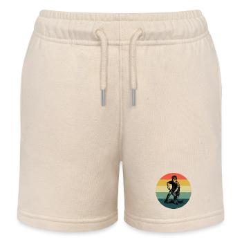 Floorball perfekt für jeden Unihockey - Kinder Organic Joggingshorts Mini Bolter von Stanley/Stella - Natur - Vorne