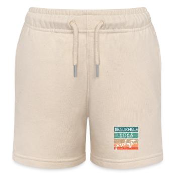 Realschule 2026: Gift accomplished, middle school leaving certificate - Kids Organic Sweat Shorts by Stanley/Stella - soft Ecru - Front