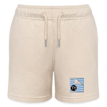 T for Dove - Kids Organic Sweat Shorts by Stanley/Stella - soft Ecru - Front