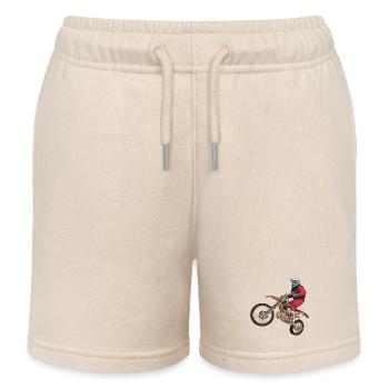 Motard tout-terrain - Short de jogging enfant bio Stanley/Stella - écru doux - Devant