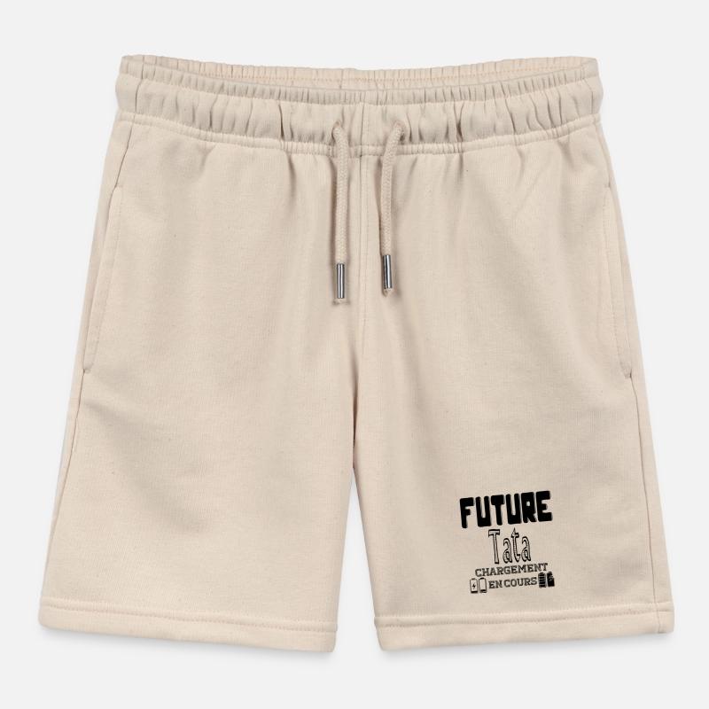 Future Tata Loading In Progress Kids Organic Sweat Shorts by Stanley/Stella