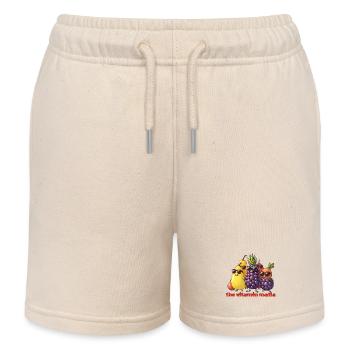 Vitamin Mafia Fruit Troop - Kids Organic Sweat Shorts by Stanley/Stella - soft Ecru - Front