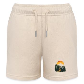 Wanderlust Explorer – Outdoor Hiking Shirt - Kinder Organic Joggingshorts Mini Bolter von Stanley/Stella - Natur - Vorne