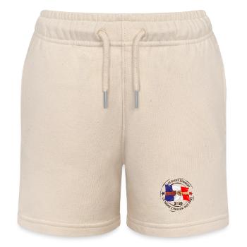 Les_bleus_donnent_la_meme_couleur_aux_fans - Kinder Organic Joggingshorts Mini Bolter von Stanley/Stella - Natur - Vorne