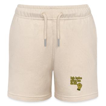 Ich habe alles im Griff - Kinder Organic Joggingshorts Mini Bolter von Stanley/Stella - Natur - Vorne