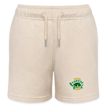 Petite Tortue Cool - Short de jogging enfant bio Stanley/Stella - écru doux - Devant