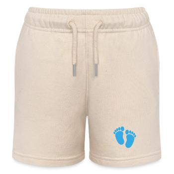 Pieds de bébé - Short de jogging enfant bio Stanley/Stella - écru doux - Devant