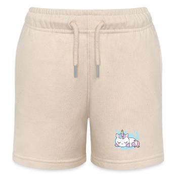Dreaming Unicorn Kawaii – Soft Dreamy Design - Short de jogging enfant bio Stanley/Stella - écru doux - Devant