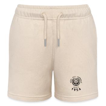 70. Geburtstag Wild, free & untamed since 03/1956 - Kinder Organic Joggingshorts Mini Bolter von Stanley/Stella - Natur - Vorne