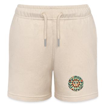 Sun Folk Bloom Circle - Kinder Organic Joggingshorts Mini Bolter von Stanley/Stella - Natur - Vorne