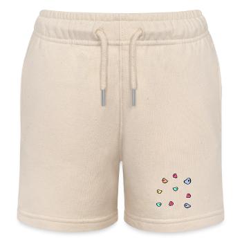 Bouldern Kletterwand - Kinder Organic Joggingshorts Mini Bolter von Stanley/Stella - Natur - Vorne
