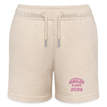 Promotion 2026 Glanz - Short de jogging enfant bio Stanley/Stella - écru doux - Devant