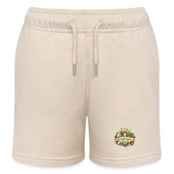 Femmes rurales fortes ensemble - Short de jogging enfant bio Stanley/Stella - écru doux - Devant
