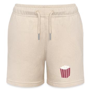 Popcornbox-Illustration - Kinder Organic Joggingshorts Mini Bolter von Stanley/Stella - Natur - Vorne