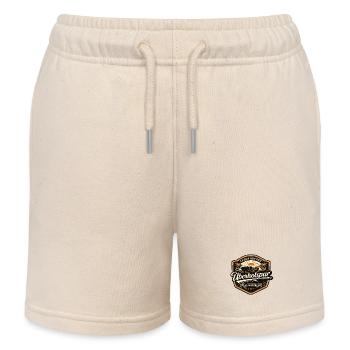 Leben auf der Überholspur offen natürlich Cabrio  - Kinder Organic Joggingshorts Mini Bolter von Stanley/Stella - Natur - Vorne