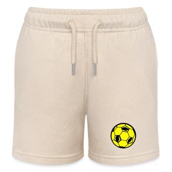 Soccer Fußball - Kinder Organic Joggingshorts Mini Bolter von Stanley/Stella - Natur - Vorne