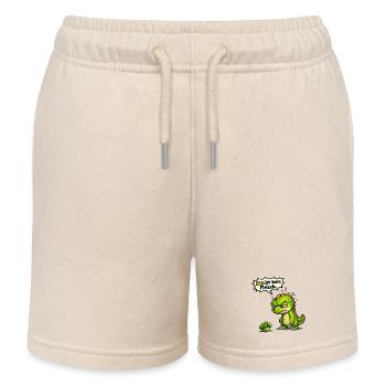 Lustiger Spruch Outfit Statement Motiv - Kinder Organic Joggingshorts Mini Bolter von Stanley/Stella - Natur - Vorne