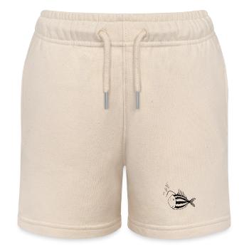 Fisch Lampe - Kinder Organic Joggingshorts Mini Bolter von Stanley/Stella - Natur - Vorne