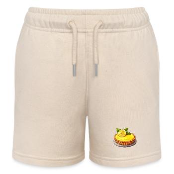 Kuchen mit Zitrone - Kinder Organic Joggingshorts Mini Bolter von Stanley/Stella - Natur - Vorne