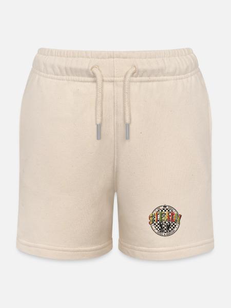 Logo du cercle Steady Ska Reggae - Short de jogging enfant bio Stanley/Stella - écru doux