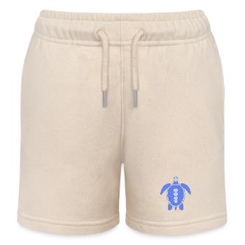 Tortue - Short de jogging enfant bio Stanley/Stella - écru doux - Devant