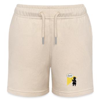 Hallo Tante - Abholen? Dein Bruder nervt lustig - Kinder Organic Joggingshorts Mini Bolter von Stanley/Stella - Natur - Vorne