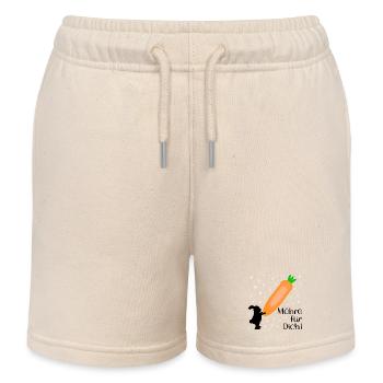 Karotte Möhre Osterhase - Kinder Organic Joggingshorts Mini Bolter von Stanley/Stella - Natur - Vorne