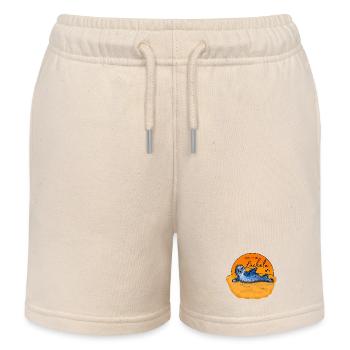 Seehundbaby am Strand – Schenk mir ein Lächeln - Kinder Organic Joggingshorts Mini Bolter von Stanley/Stella - Natur - Vorne