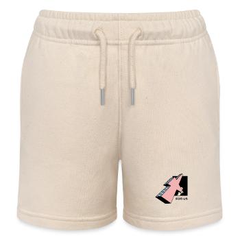 For Us - Kids Organic Sweat Shorts by Stanley/Stella - soft Ecru - Front