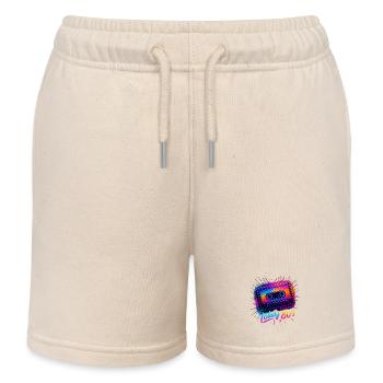 Style 80er Retro-Party-Outfit 80er - Kinder Organic Joggingshorts Mini Bolter von Stanley/Stella - Natur - Vorne